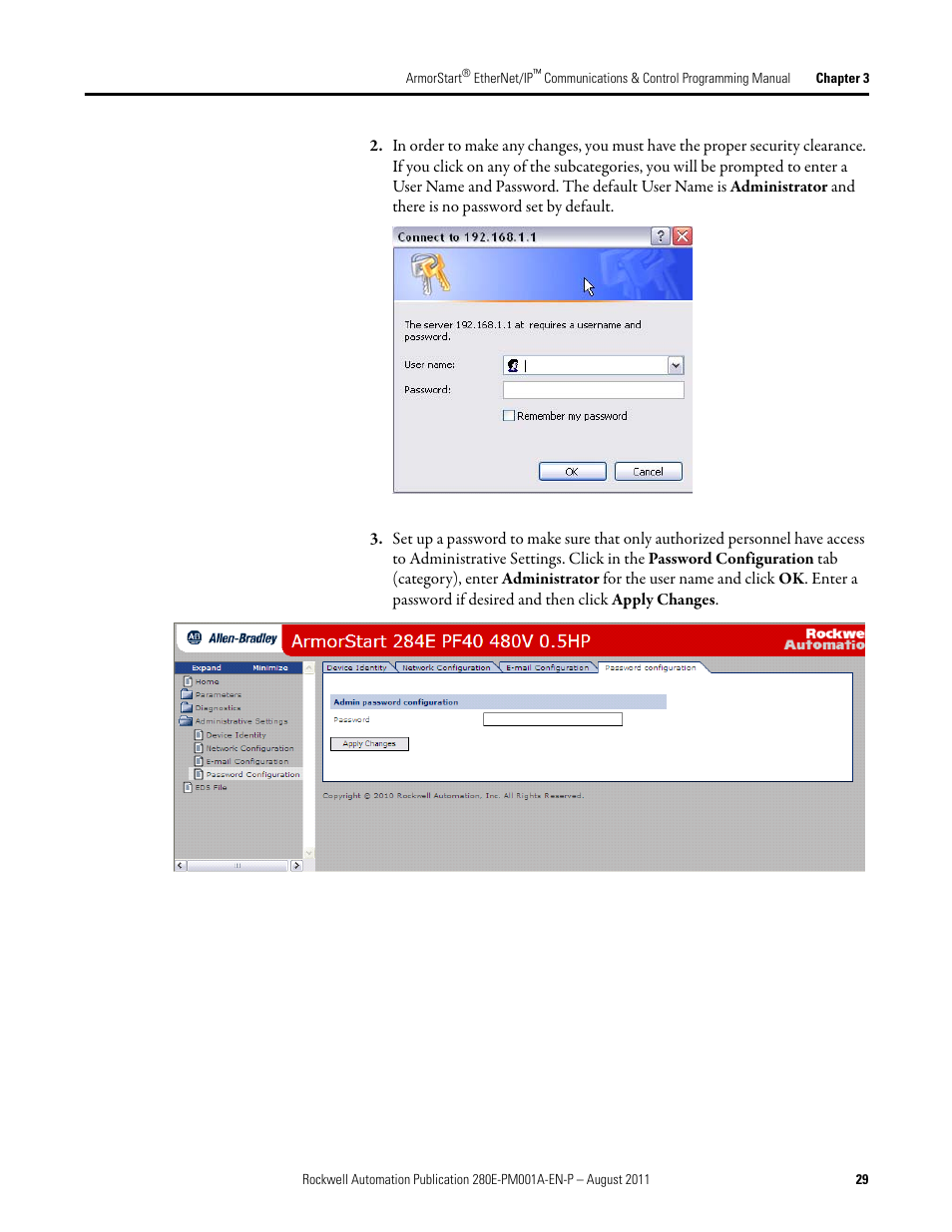 Rockwell Automation 284E ArmorStart EtherNet IP Communications and Control Programming Manual User Manual | Page 29 / 90