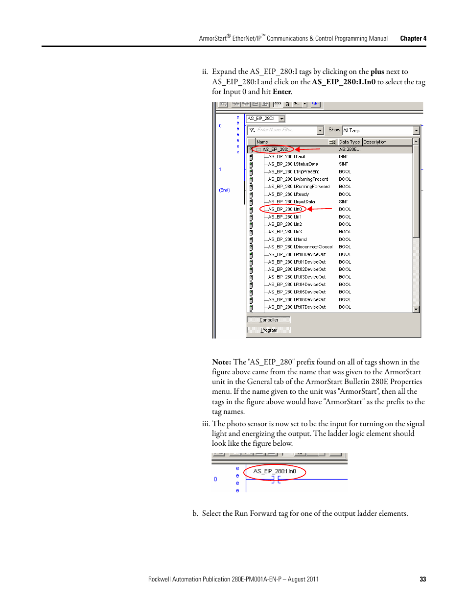 Rockwell Automation 284E ArmorStart EtherNet IP Communications and Control Programming Manual User Manual | Page 33 / 90