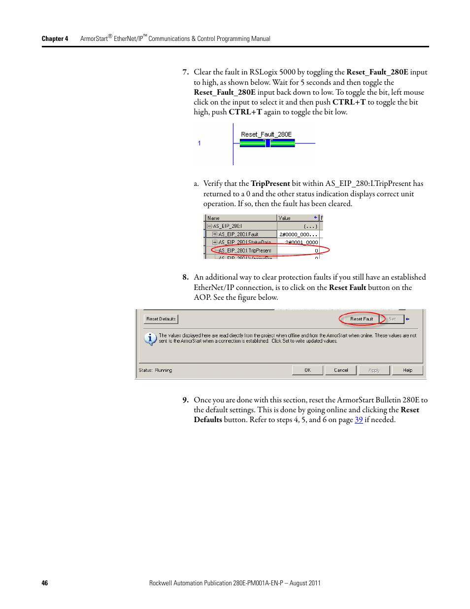 Rockwell Automation 284E ArmorStart EtherNet IP Communications and Control Programming Manual User Manual | Page 46 / 90