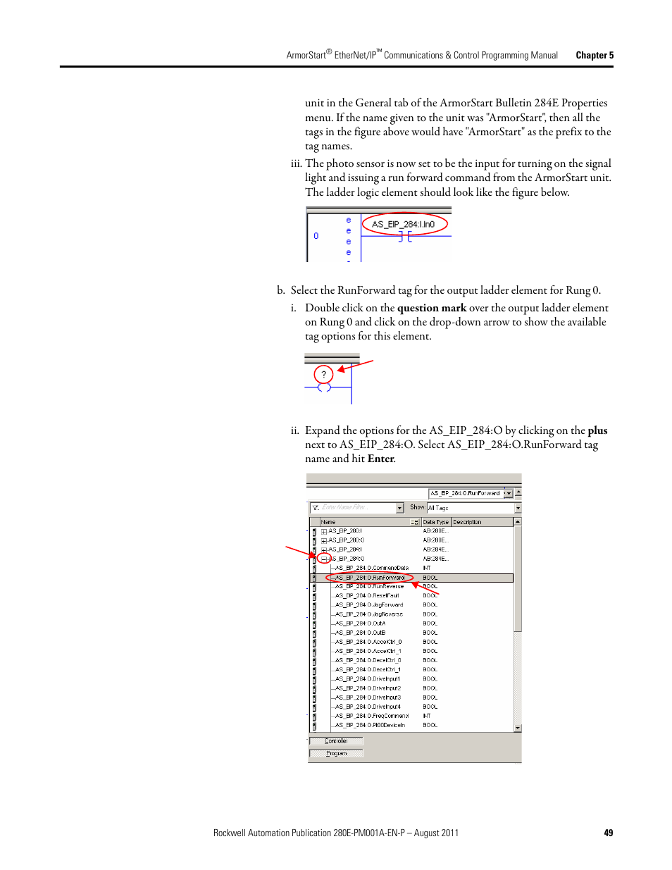 Rockwell Automation 284E ArmorStart EtherNet IP Communications and Control Programming Manual User Manual | Page 49 / 90