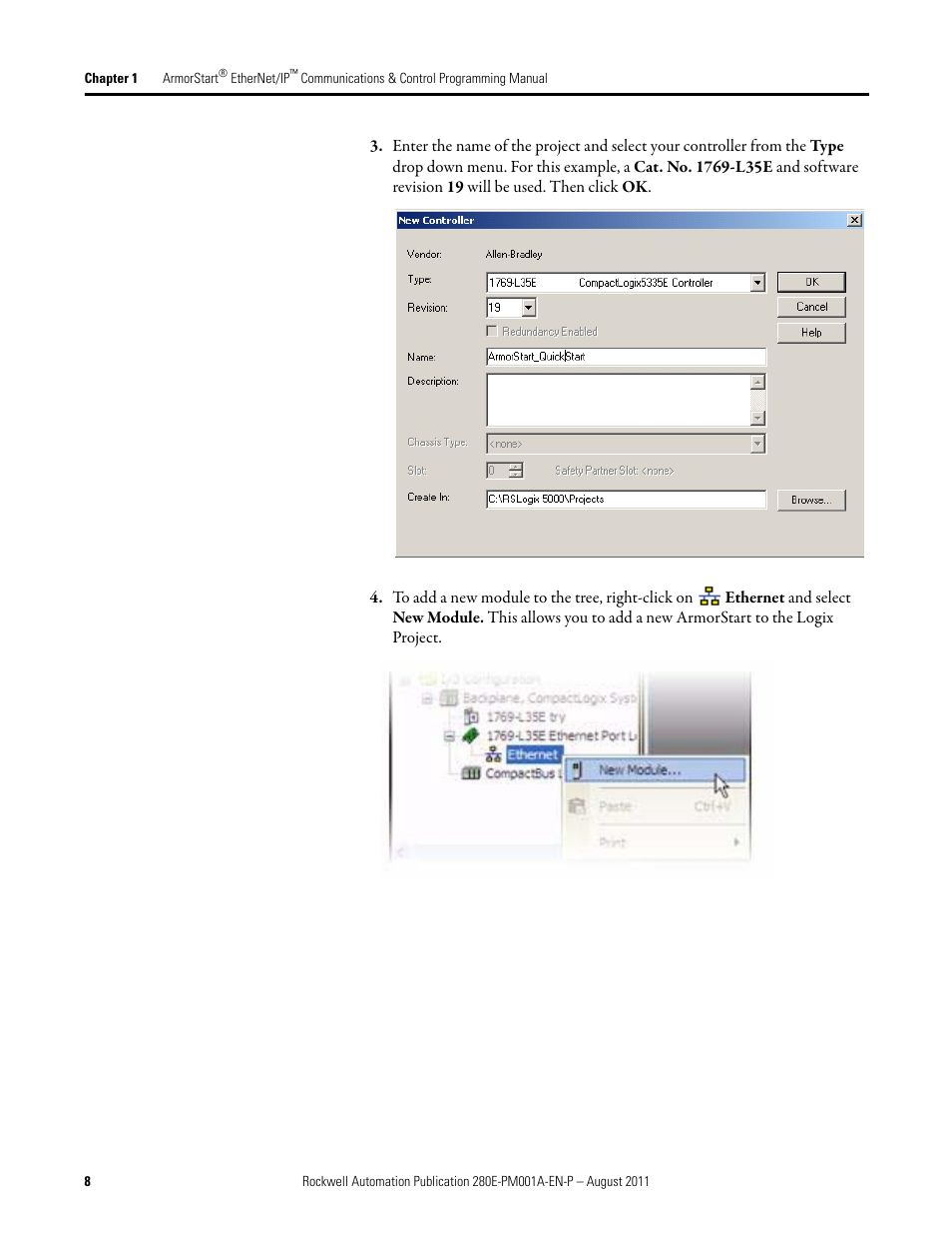 Rockwell Automation 284E ArmorStart EtherNet IP Communications and Control Programming Manual User Manual | Page 8 / 90