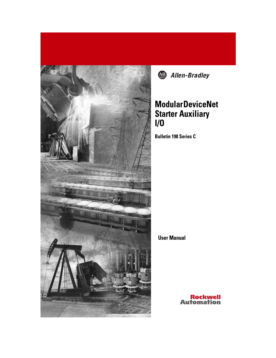 Rockwell Automation 198 Series C Modular DeviceNet Starter Auxiliary User Manual User Manual | 176 pages