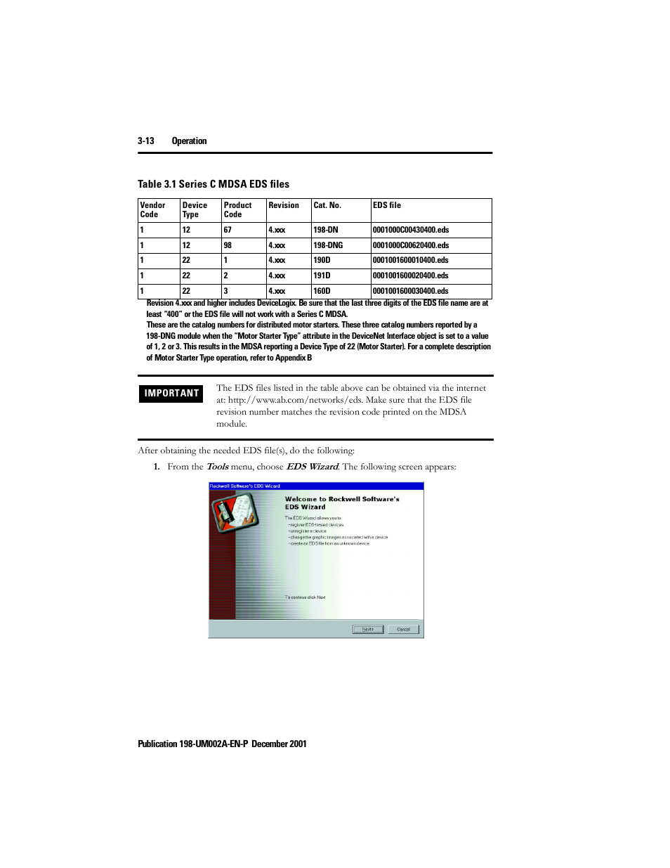 Rockwell Automation 198 Series C Modular DeviceNet Starter Auxiliary User Manual User Manual | Page 34 / 176