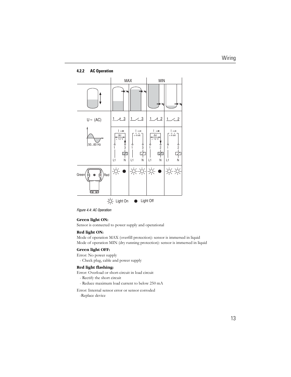 Wiring 13 | Rockwell Automation 840E Solid-State Level Sensors User Manual | Page 15 / 20