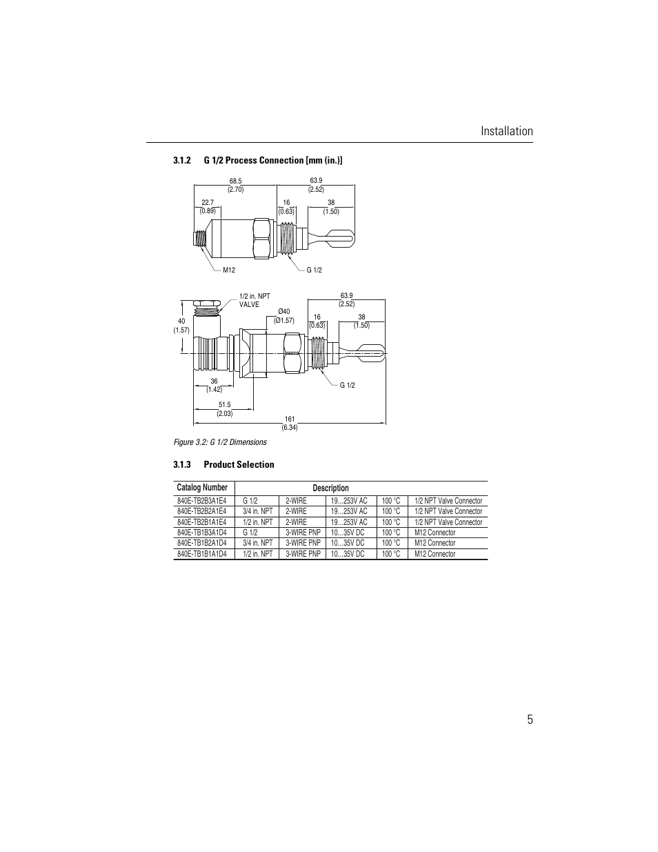 Installation 5 | Rockwell Automation 840E Solid-State Level Sensors User Manual | Page 7 / 20