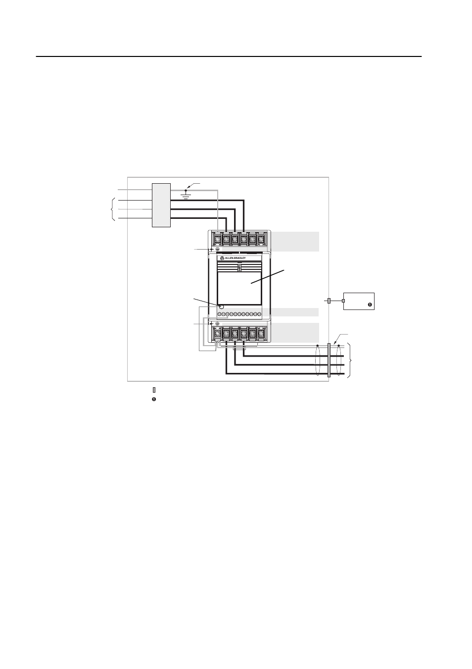 Wiring the pd1 ground terminal, Wiring the pd1 ground terminal -6, Figure 3.5 pd1 module grounding | Rockwell Automation 160PD1 160 Profibus Communication Module User Manual | Page 16 / 56