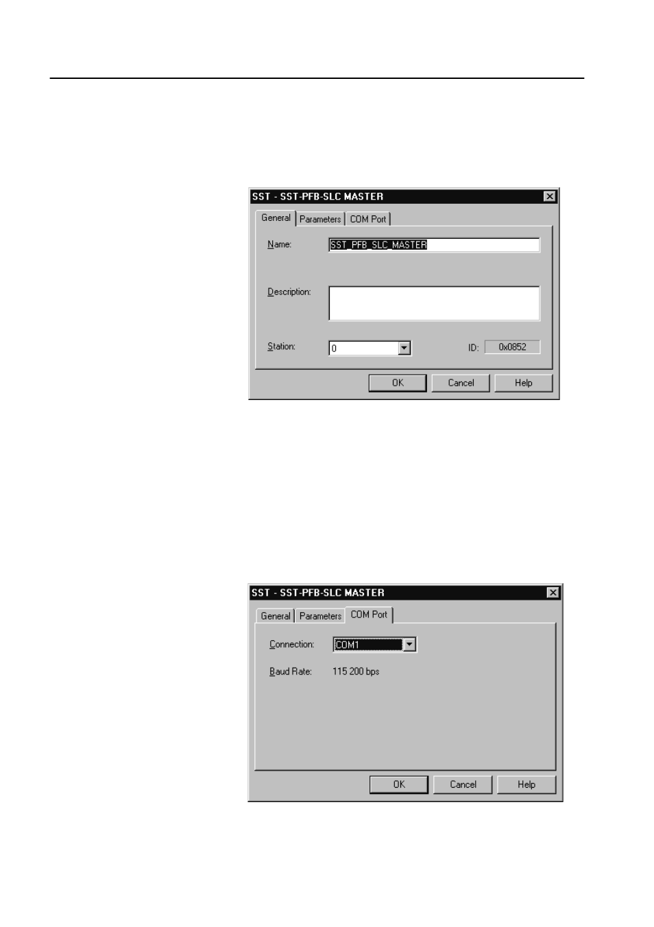 Configuring the sst-pfb-slc scanner, Configuring the sst-pfb-slc scanner -4 | Rockwell Automation 160PD1 160 Profibus Communication Module User Manual | Page 30 / 56