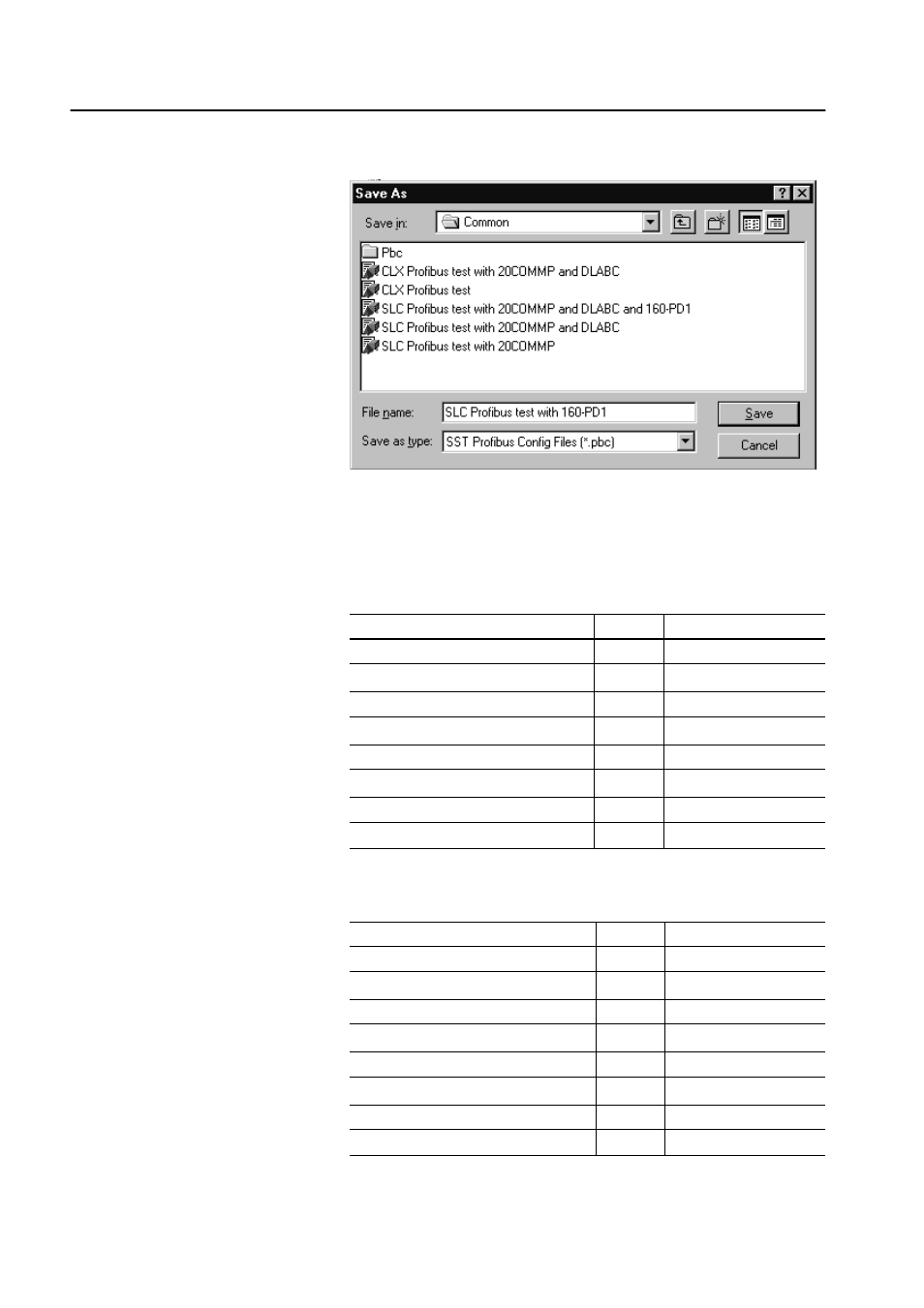 Summary of the example scanner configuration, Summary of the example scanner configuration -8 | Rockwell Automation 160PD1 160 Profibus Communication Module User Manual | Page 34 / 56