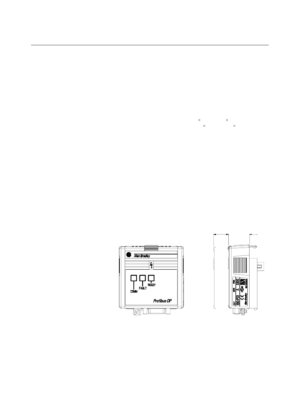 A - specifications, Electrical, Environmental | Communications, Mechanical, Appendix a, Specifications, Appendix | Rockwell Automation 160PD1 160 Profibus Communication Module User Manual | Page 51 / 56