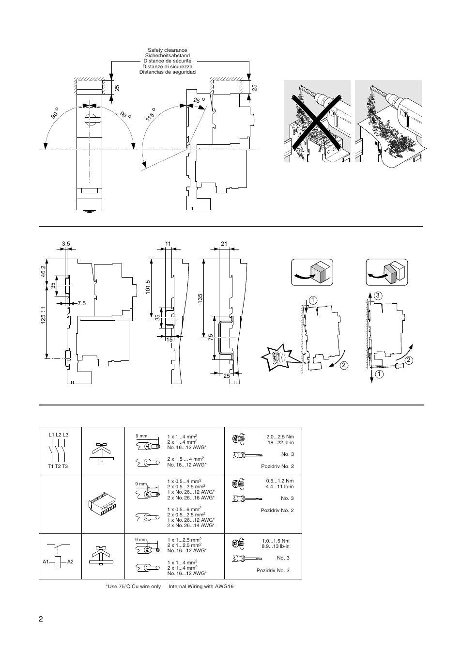 Rockwell Automation 191S-A_B_C_D Bul 191S Reversing Compact Starter User Manual | Page 2 / 4