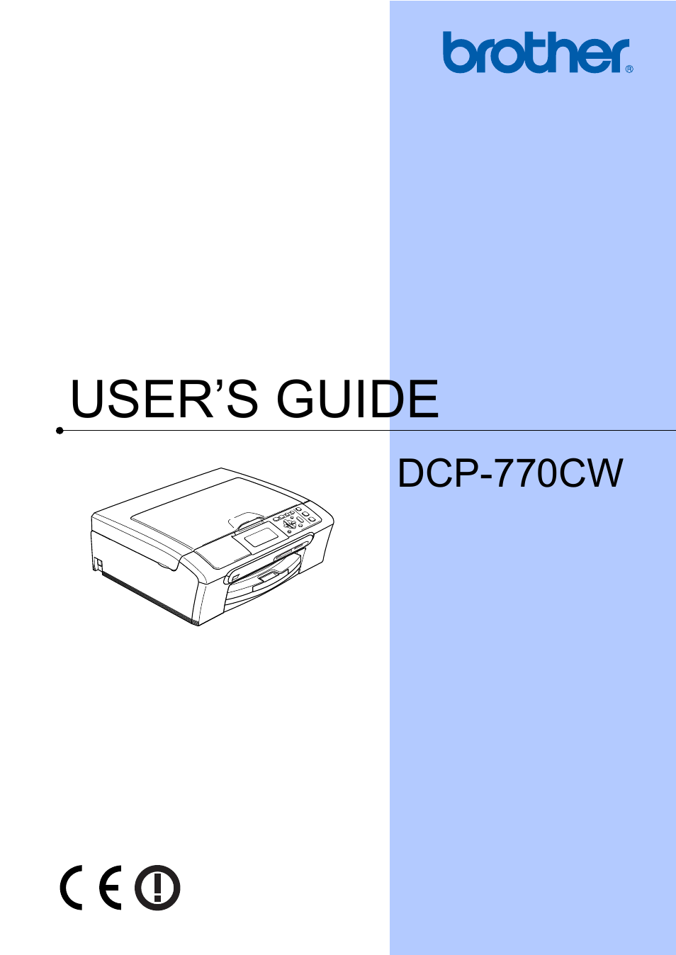 Brother DCP-770CW User Manual | 113 pages