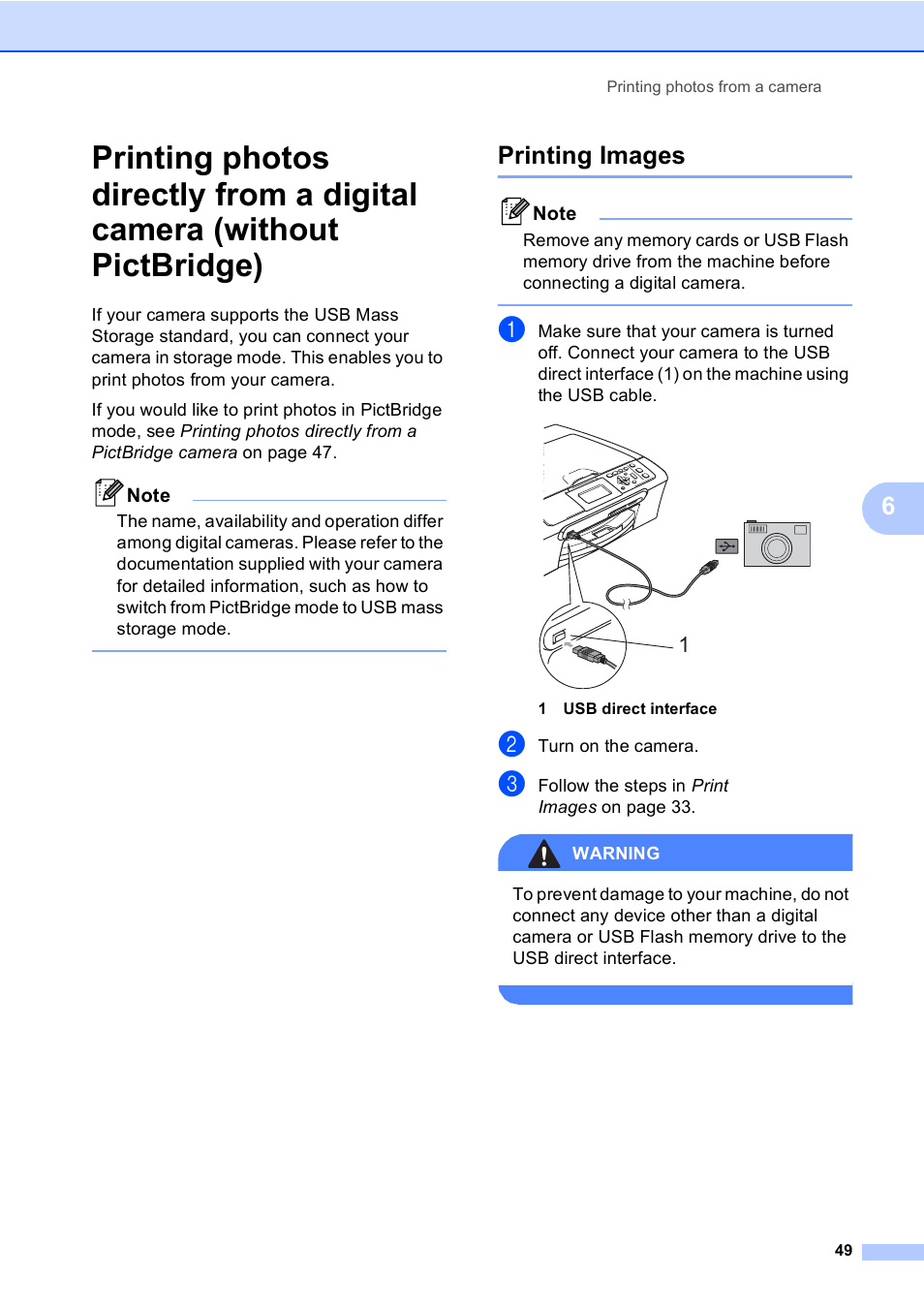 Printing images | Brother DCP-770CW User Manual | Page 57 / 113
