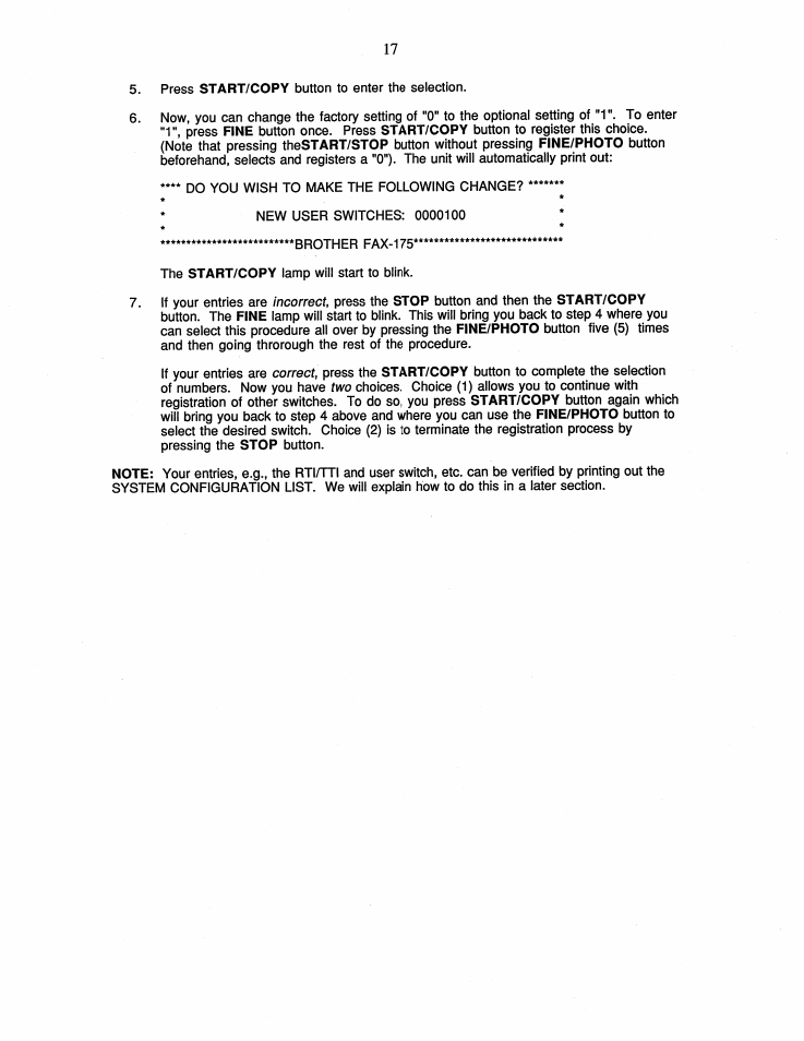 0pq-j-j_|^p yg | Brother FAX-175 User Manual | Page 23 / 42