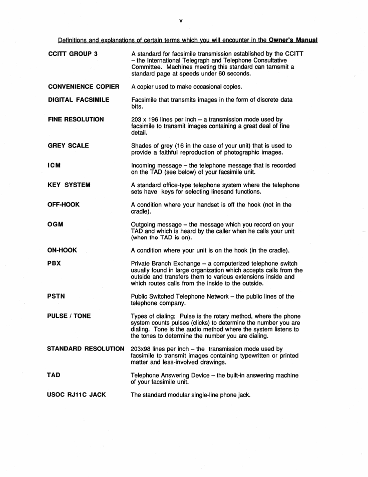 Brother FAX-175 User Manual | Page 6 / 42