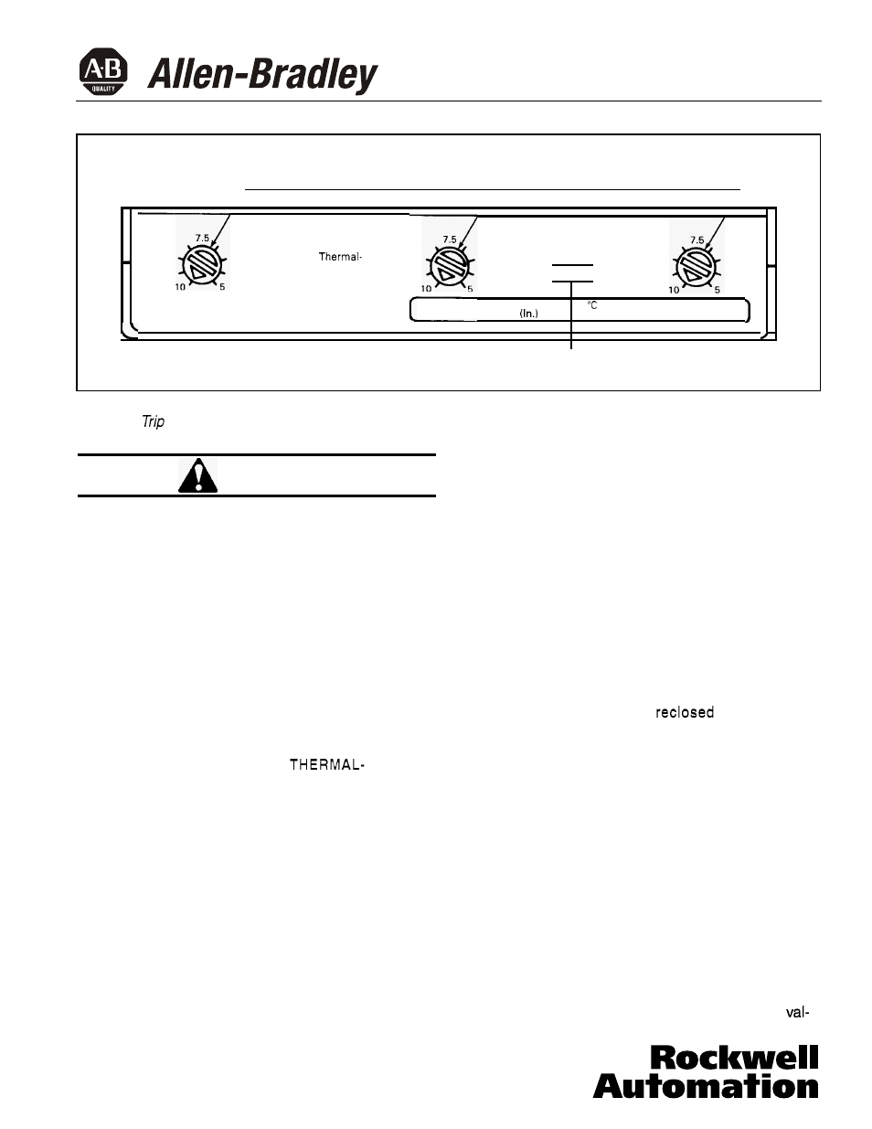 Warning | Rockwell Automation 140U Q and M-Frame Circuit Breakers Installation of Q-Frame Circuit Breakers User Manual | Page 5 / 8