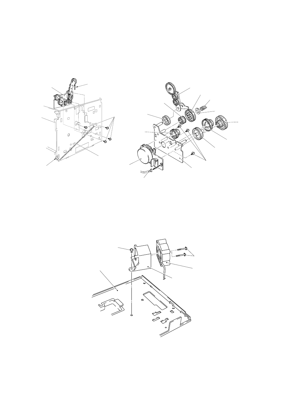 31 dc gear holder assy | Brother HL-1260 User Manual | Page 150 / 483