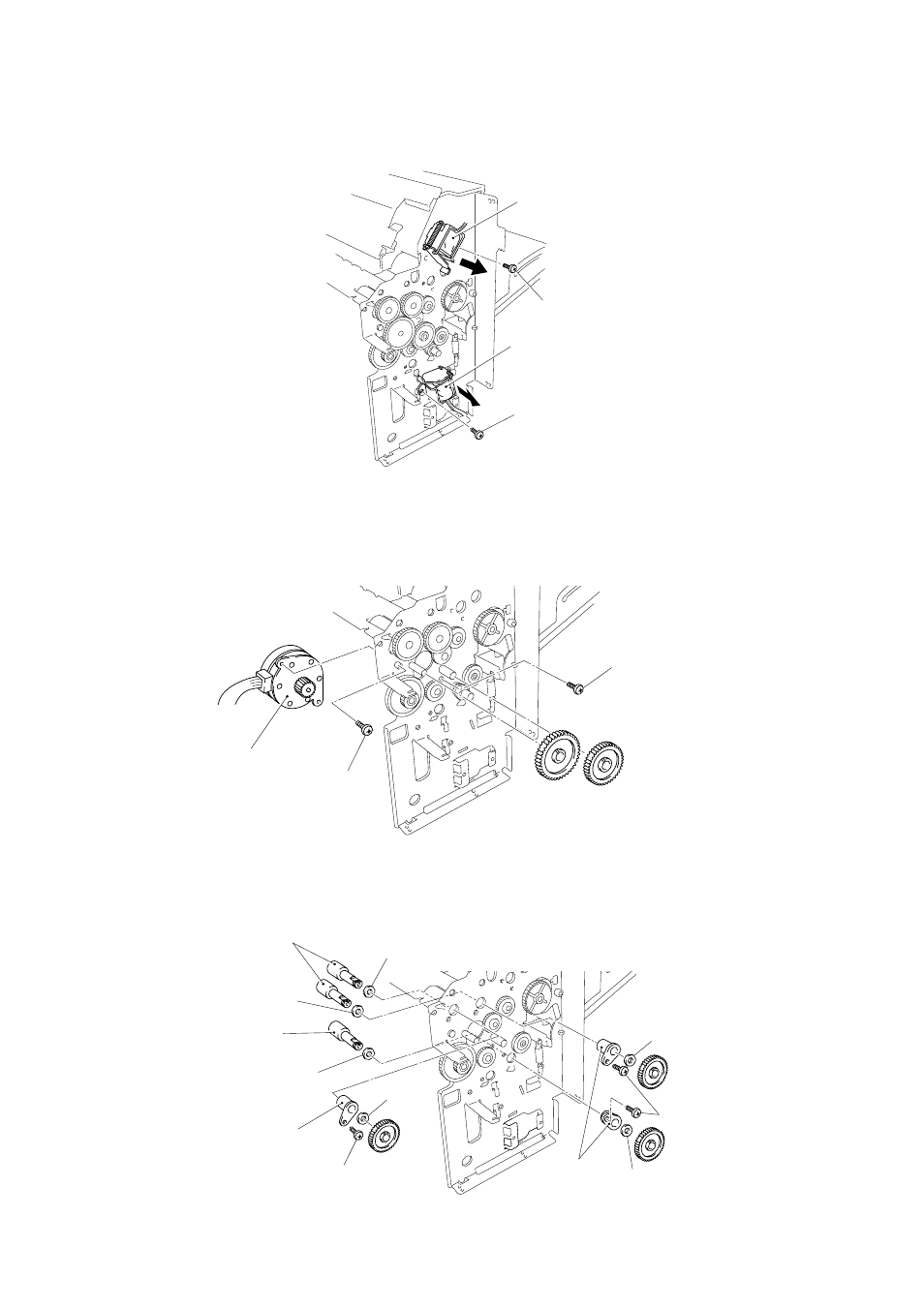 23 paper pick-up solenoid, 24 paper feed motor assy | Brother HL-1260 User Manual | Page 64 / 483