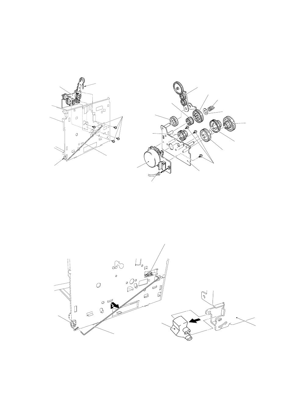 31 dc gear holder assy, 32 ps switch wire, remote switch | Brother HL-1260 User Manual | Page 71 / 483