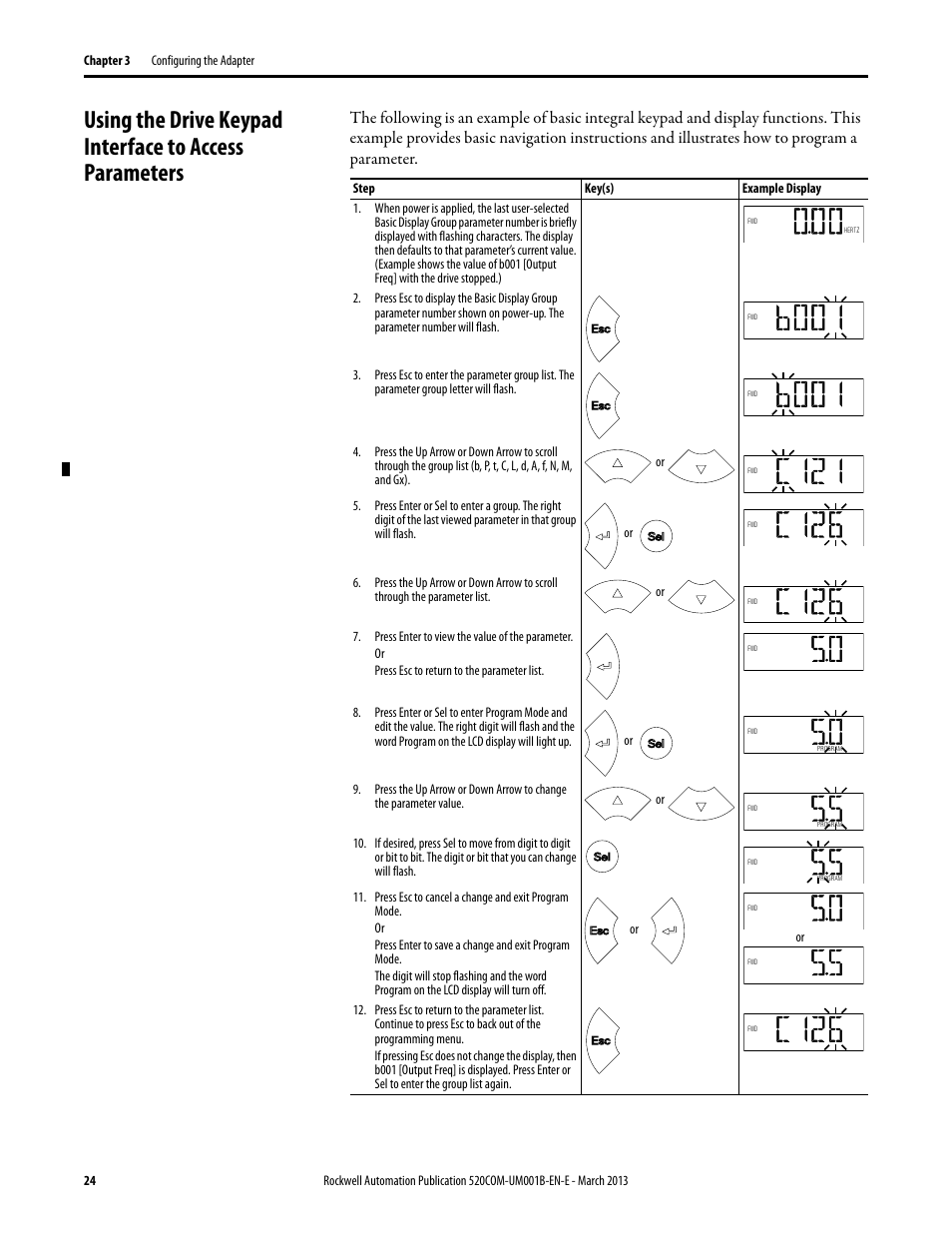 Rockwell Automation 25B PowerFlex 525 Embedded EtherNet/IP Adapter User Manual | Page 24 / 166