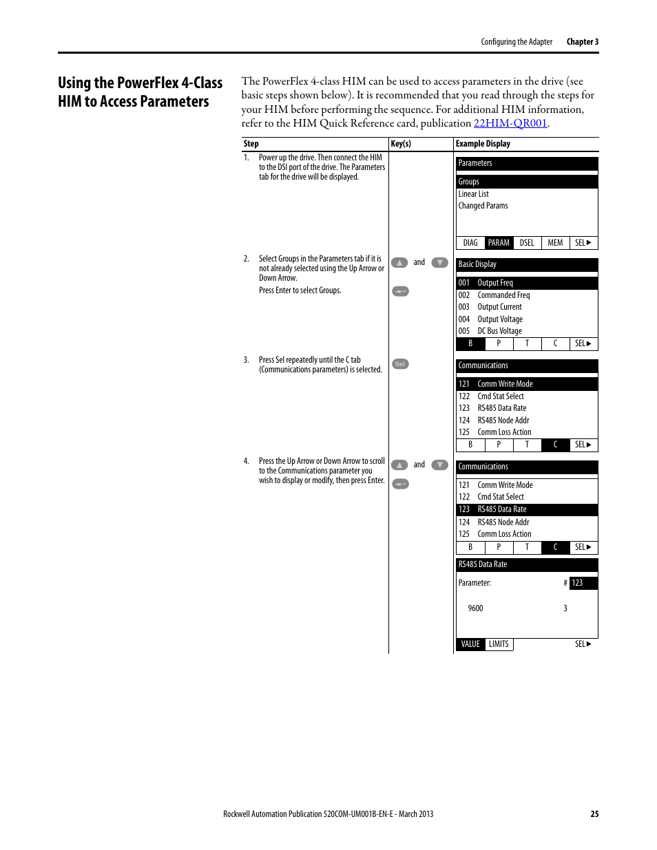 Rockwell Automation 25B PowerFlex 525 Embedded EtherNet/IP Adapter User Manual | Page 25 / 166