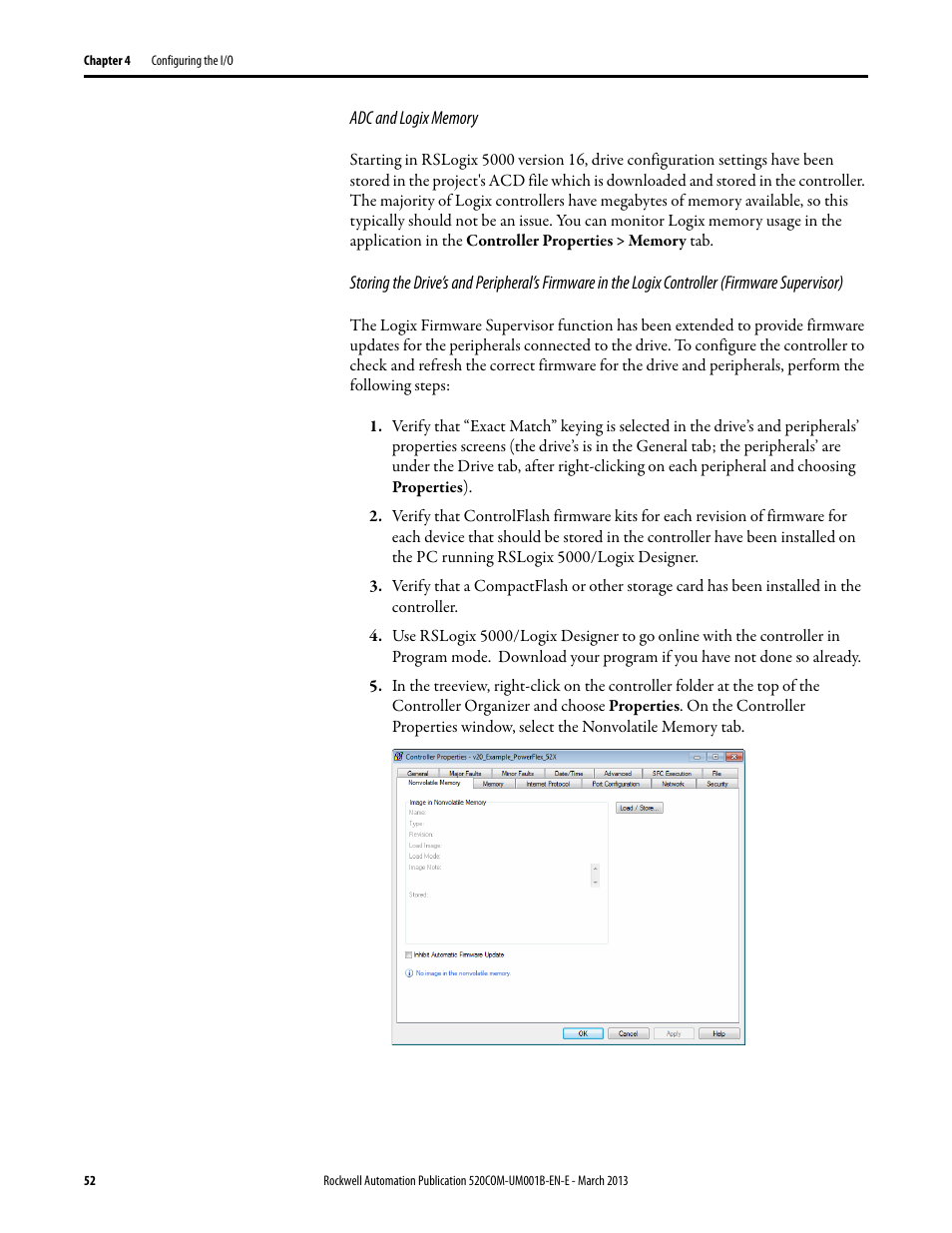 Rockwell Automation 25B PowerFlex 525 Embedded EtherNet/IP Adapter User Manual | Page 52 / 166