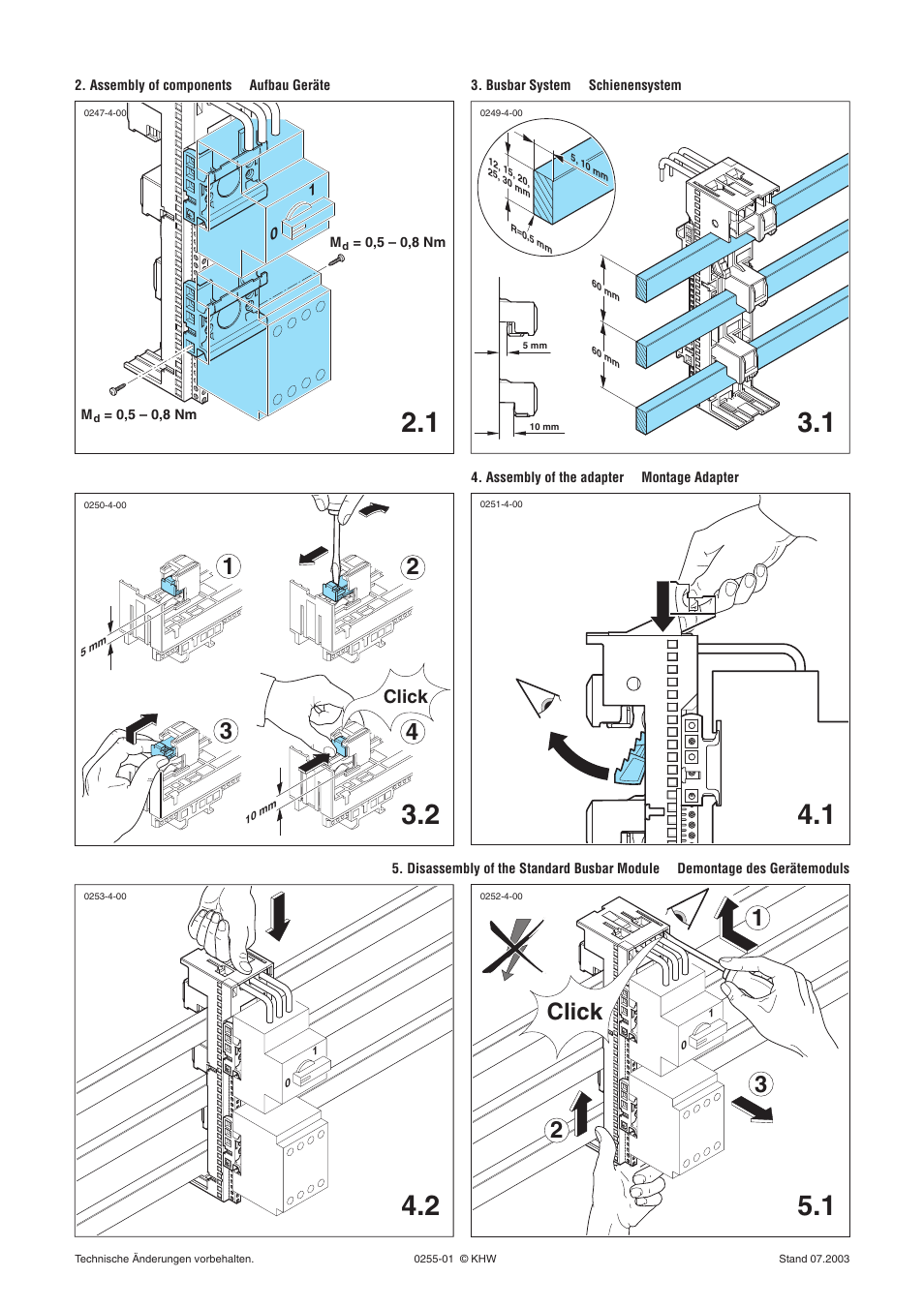 Click | Rockwell Automation 141A Standard Busbar Modules User Manual | Page 2 / 2