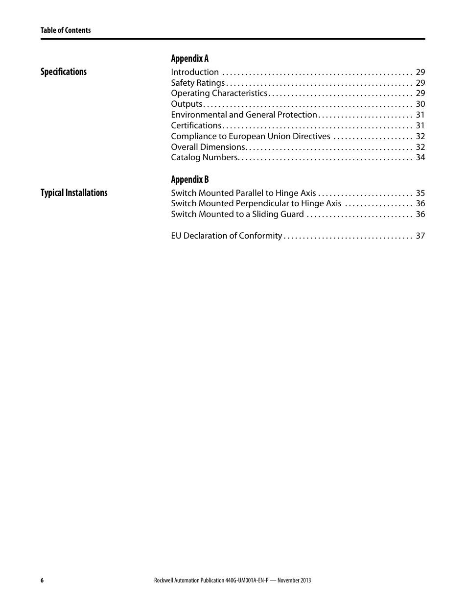 Rockwell Automation 440G-LZ Guard Locking Switch User Manual User Manual | Page 6 / 40