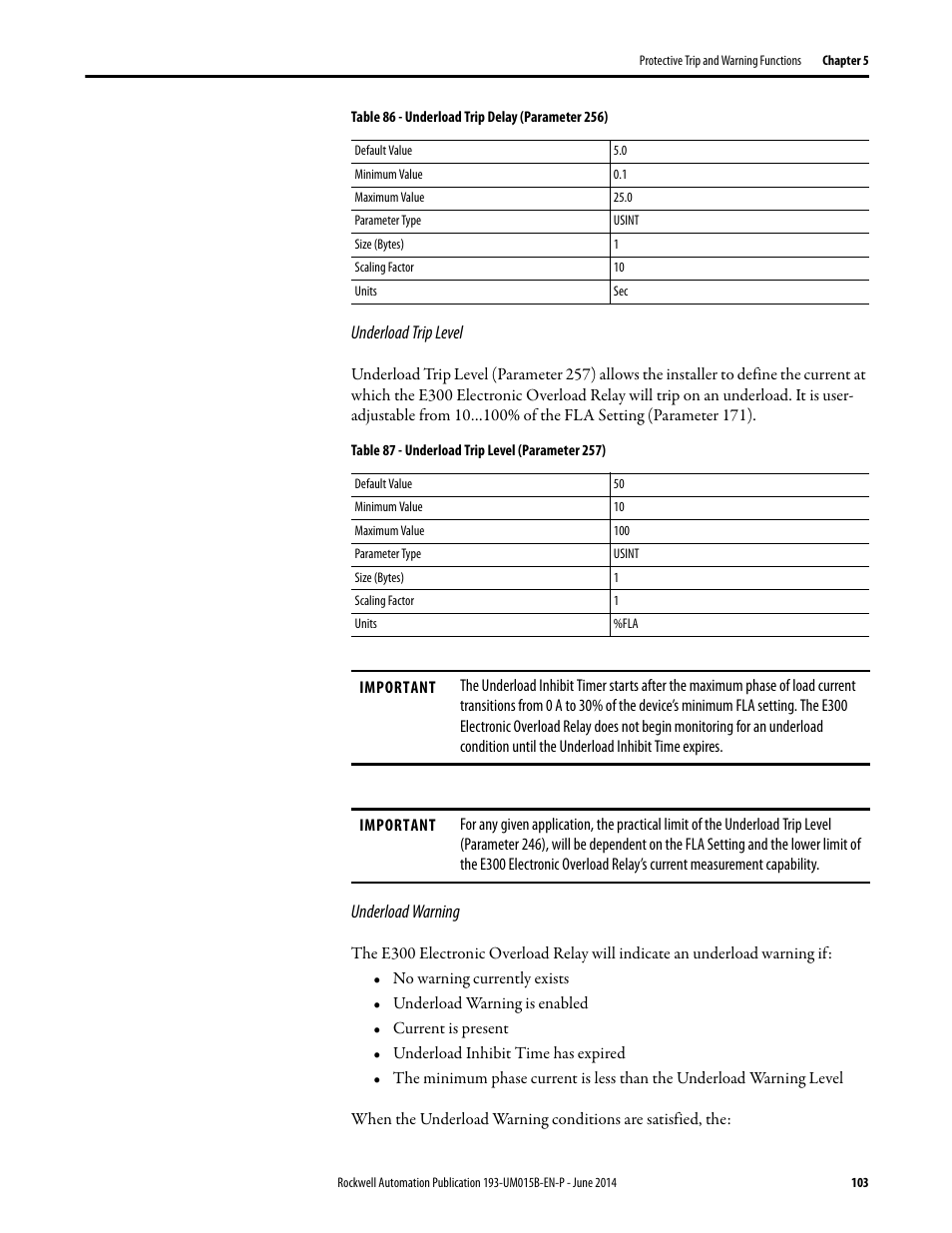 Rockwell Automation 592- E300 Overload Relay User Manual User Manual | Page 103 / 424