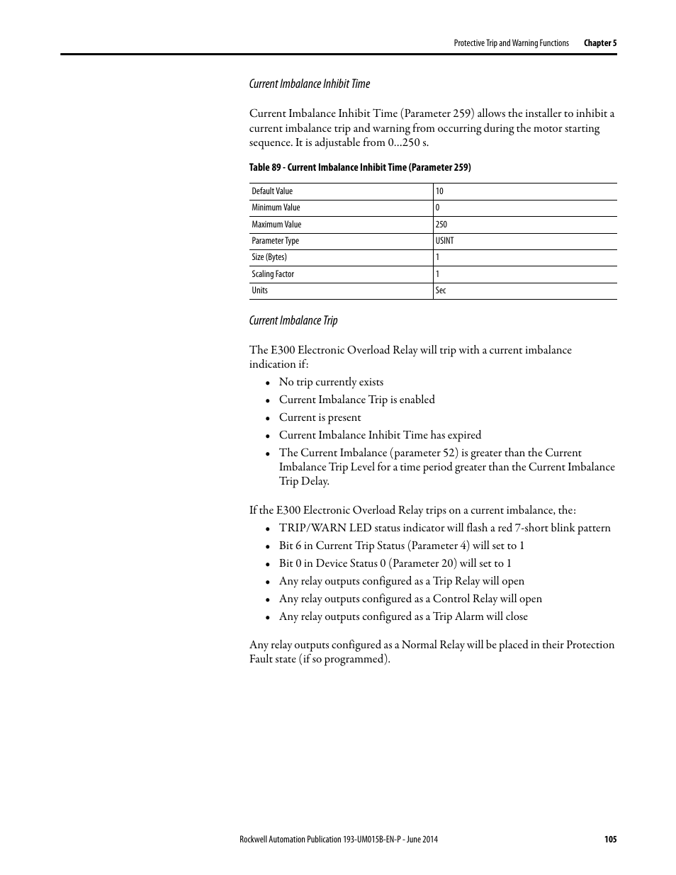 Rockwell Automation 592- E300 Overload Relay User Manual User Manual | Page 105 / 424