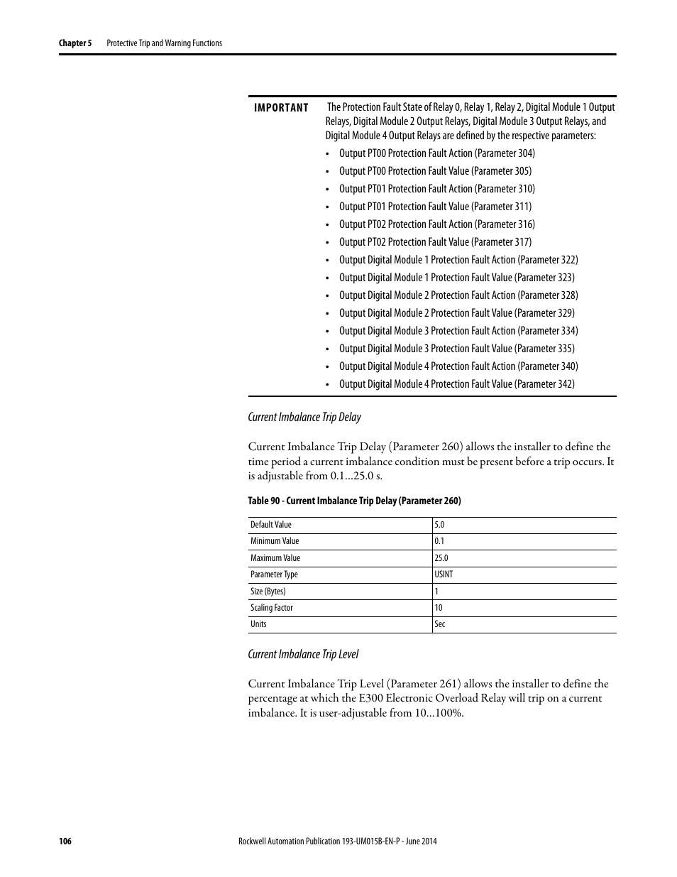 Rockwell Automation 592- E300 Overload Relay User Manual User Manual | Page 106 / 424