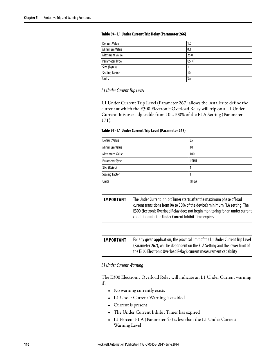 Rockwell Automation 592- E300 Overload Relay User Manual User Manual | Page 110 / 424