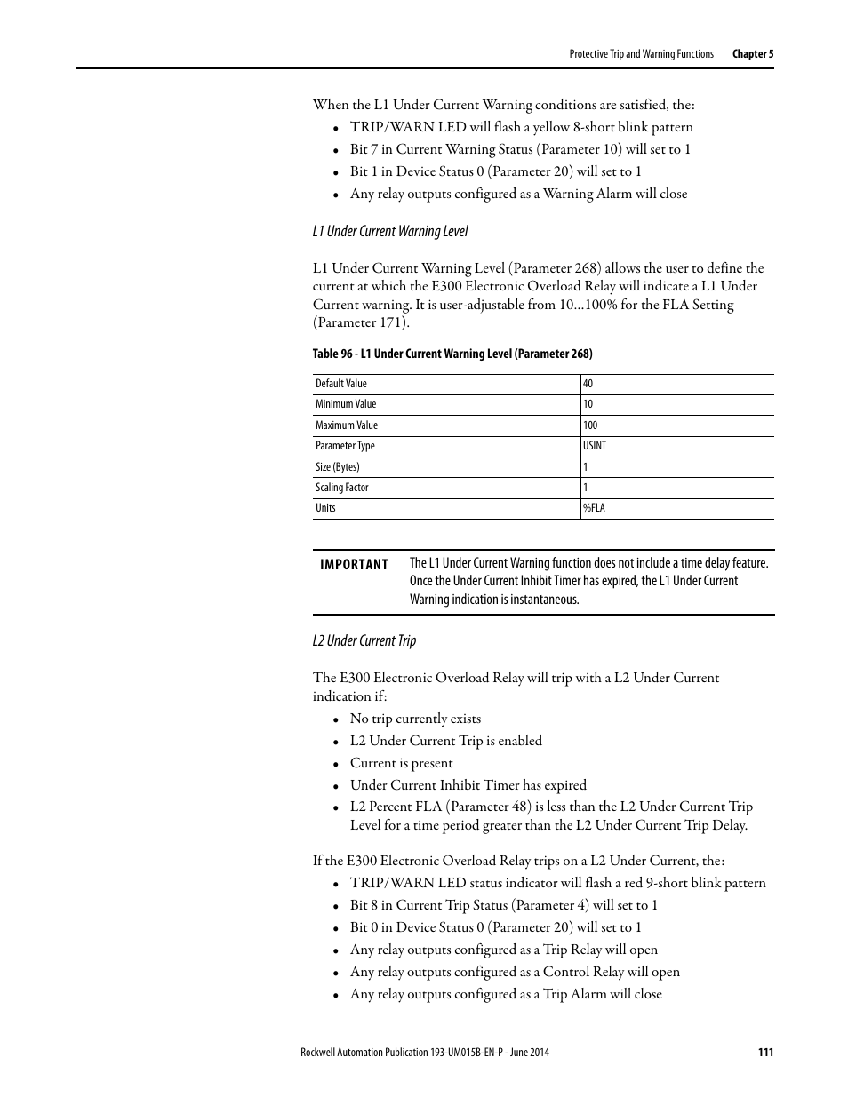 Rockwell Automation 592- E300 Overload Relay User Manual User Manual | Page 111 / 424