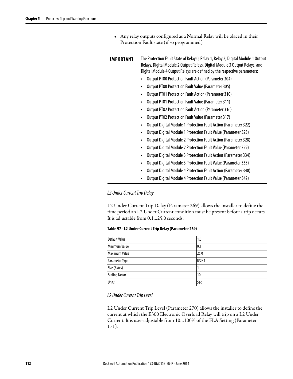 Rockwell Automation 592- E300 Overload Relay User Manual User Manual | Page 112 / 424