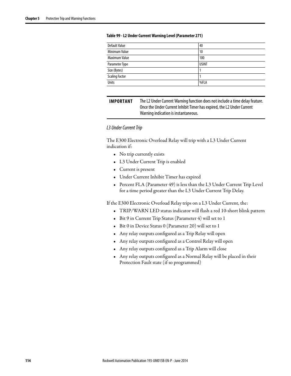 Rockwell Automation 592- E300 Overload Relay User Manual User Manual | Page 114 / 424