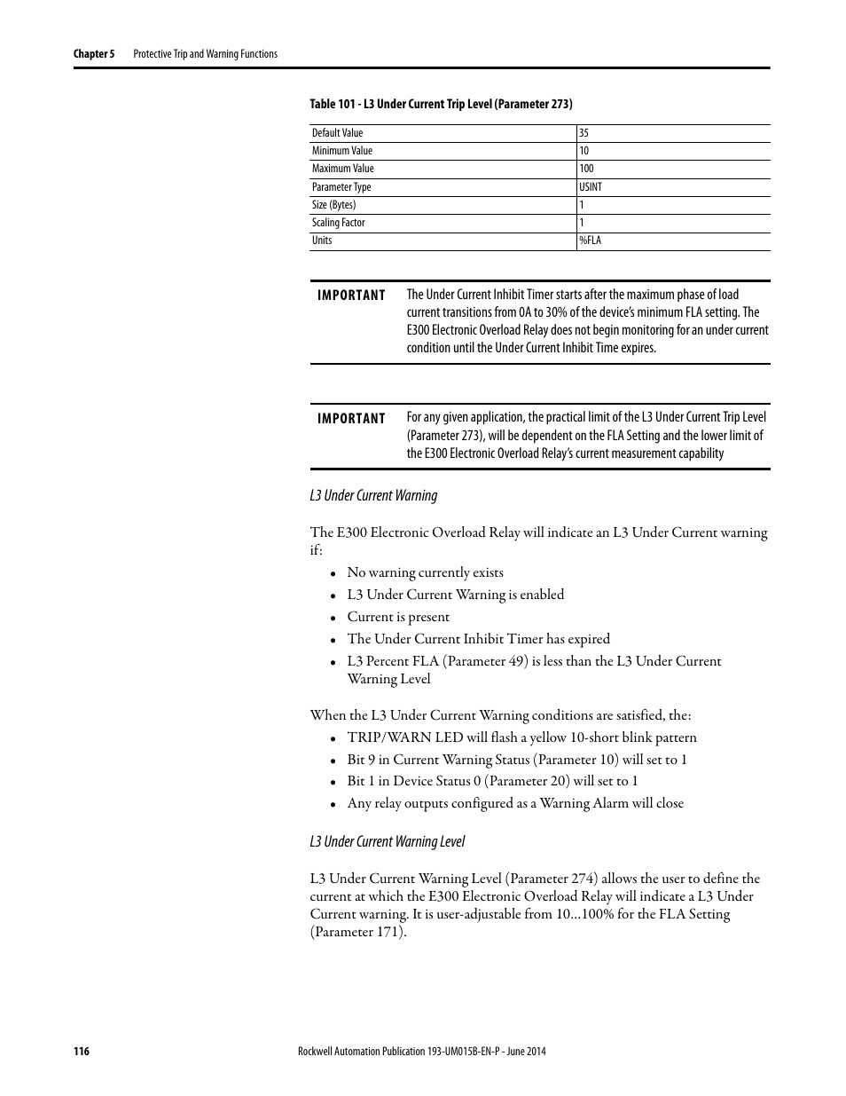Rockwell Automation 592- E300 Overload Relay User Manual User Manual | Page 116 / 424
