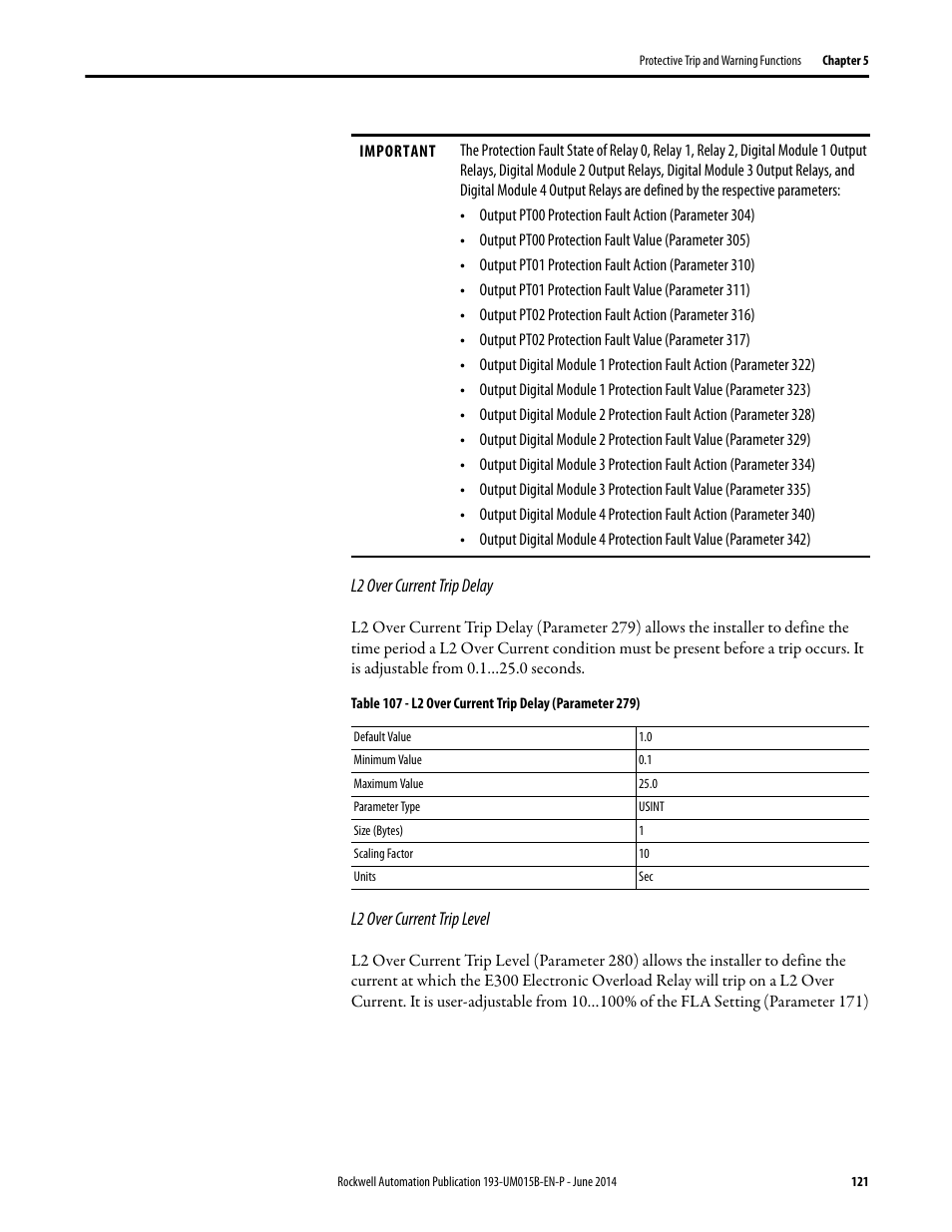 Rockwell Automation 592- E300 Overload Relay User Manual User Manual | Page 121 / 424