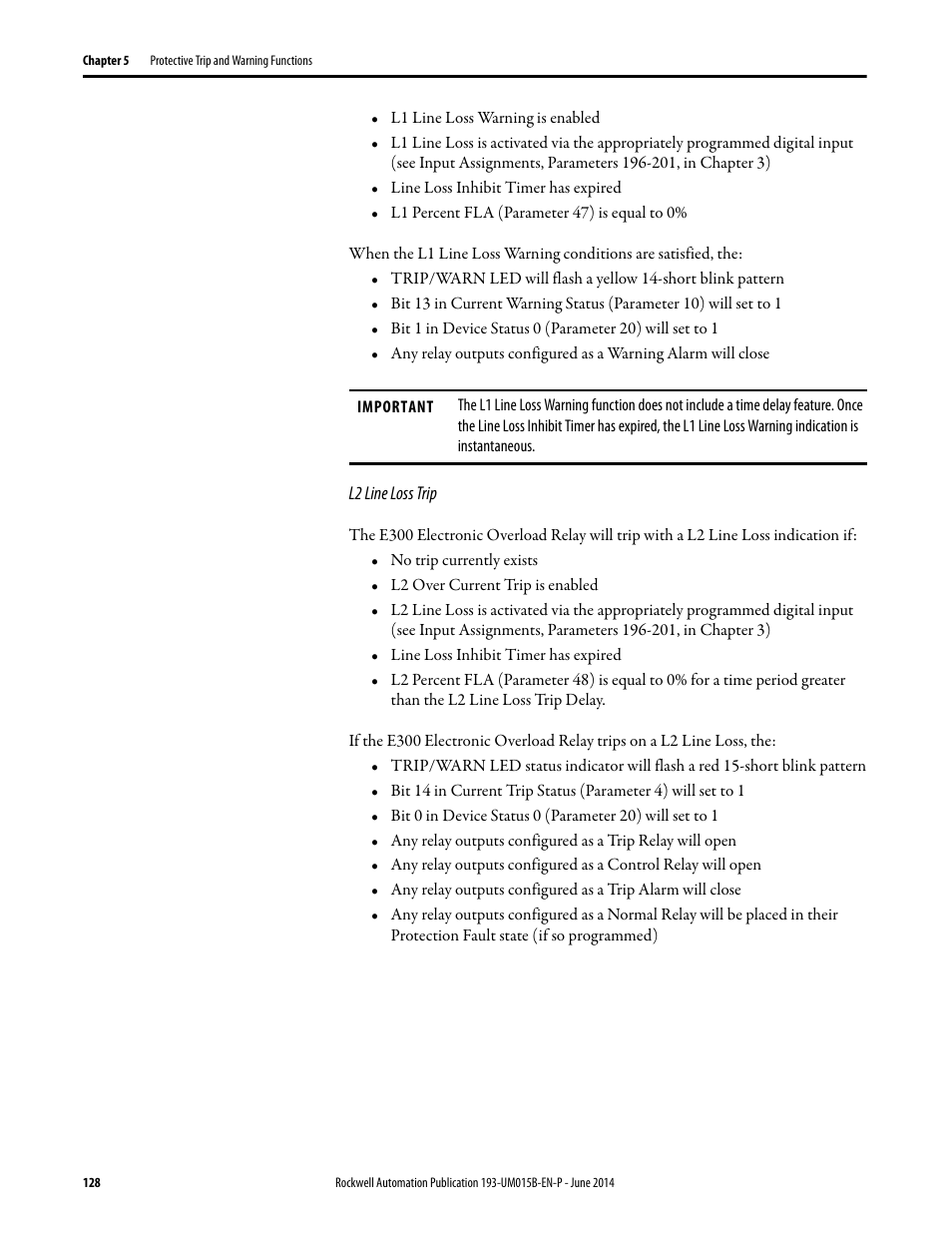 Rockwell Automation 592- E300 Overload Relay User Manual User Manual | Page 128 / 424