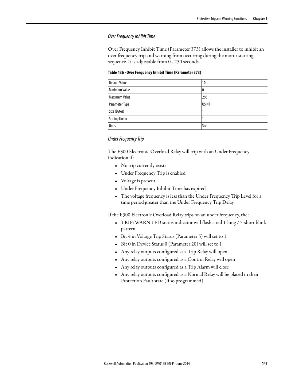 Rockwell Automation 592- E300 Overload Relay User Manual User Manual | Page 147 / 424