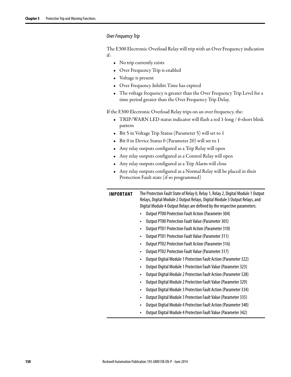 Rockwell Automation 592- E300 Overload Relay User Manual User Manual | Page 150 / 424