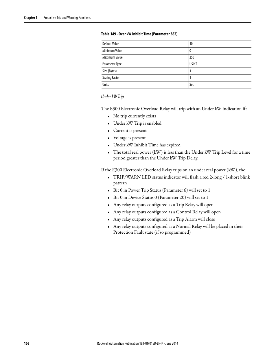 Rockwell Automation 592- E300 Overload Relay User Manual User Manual | Page 156 / 424