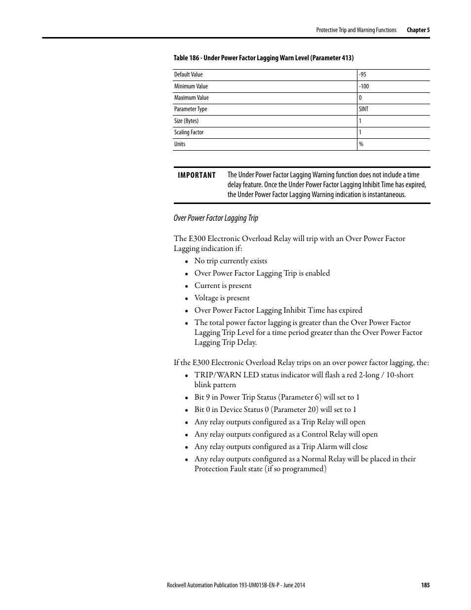 Rockwell Automation 592- E300 Overload Relay User Manual User Manual | Page 185 / 424