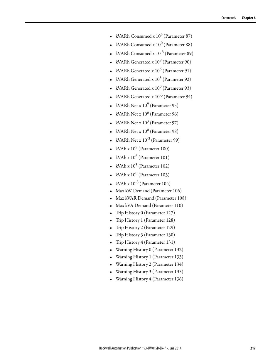 Rockwell Automation 592- E300 Overload Relay User Manual User Manual | Page 217 / 424