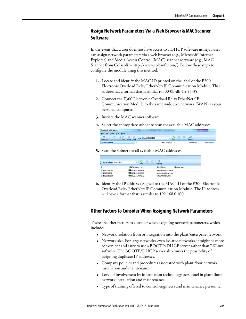 Rockwell Automation 592- E300 Overload Relay User Manual User Manual | Page 285 / 424