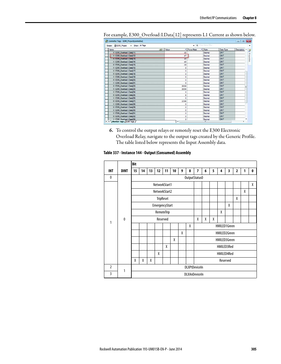 Rockwell Automation 592- E300 Overload Relay User Manual User Manual | Page 305 / 424