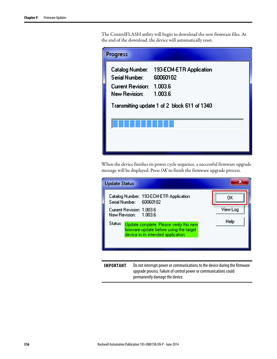 Rockwell Automation 592- E300 Overload Relay User Manual User Manual | Page 316 / 424