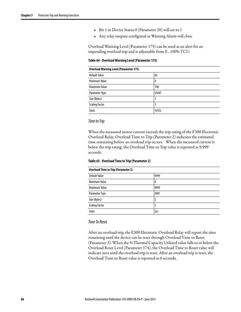 Rockwell Automation 592- E300 Overload Relay User Manual User Manual | Page 86 / 424