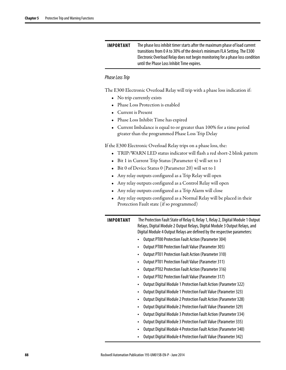 Rockwell Automation 592- E300 Overload Relay User Manual User Manual | Page 88 / 424