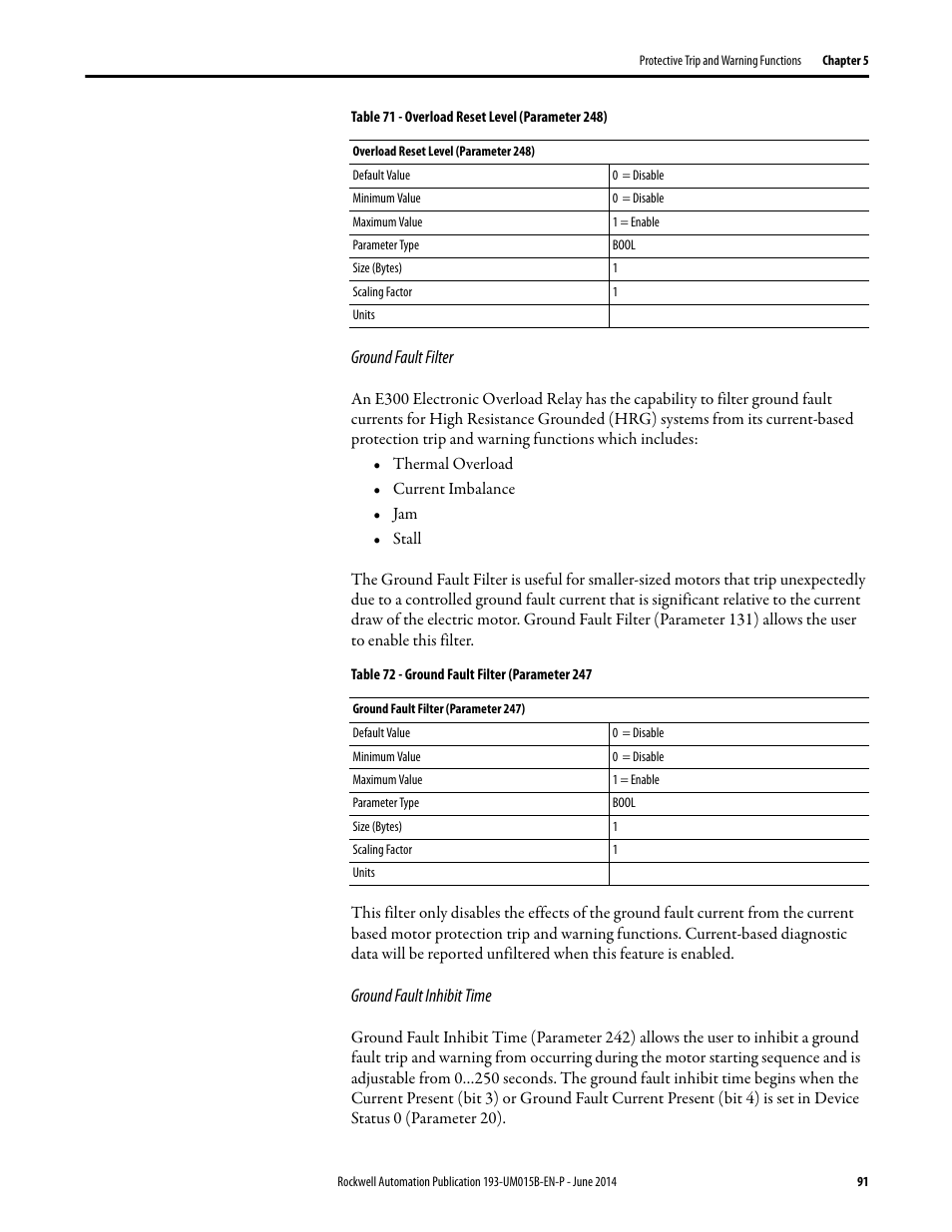 Rockwell Automation 592- E300 Overload Relay User Manual User Manual | Page 91 / 424
