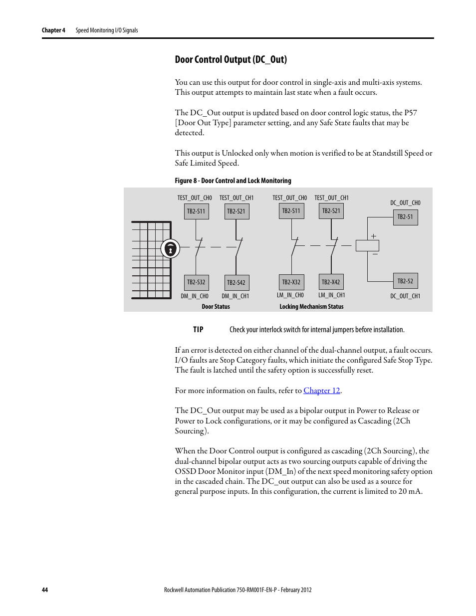 Door control output (dc_out) | Rockwell Automation 21G PowerFlex 750-Series AC Drives Reference Manual User Manual | Page 44 / 184
