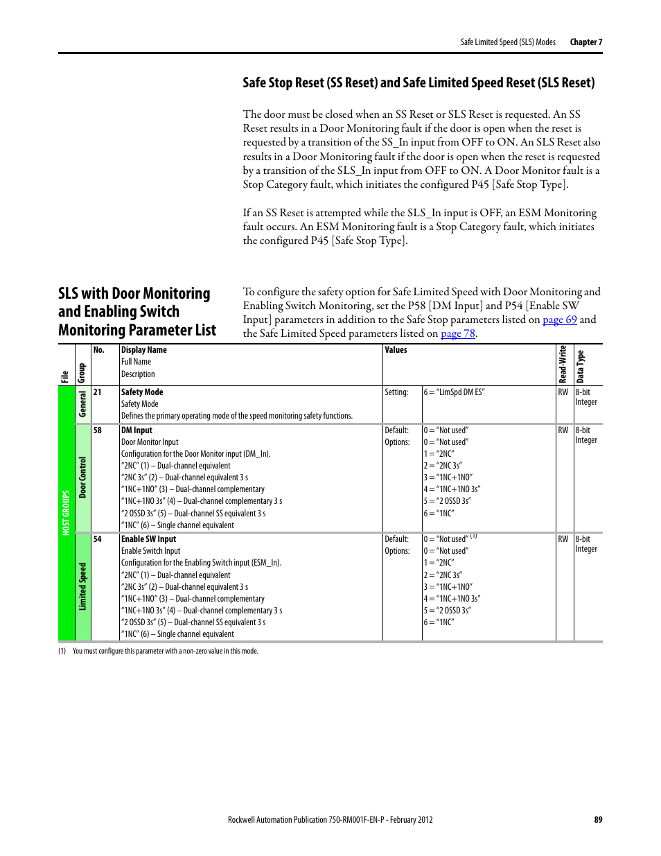 Rockwell Automation 21G PowerFlex 750-Series AC Drives Reference Manual User Manual | Page 89 / 184